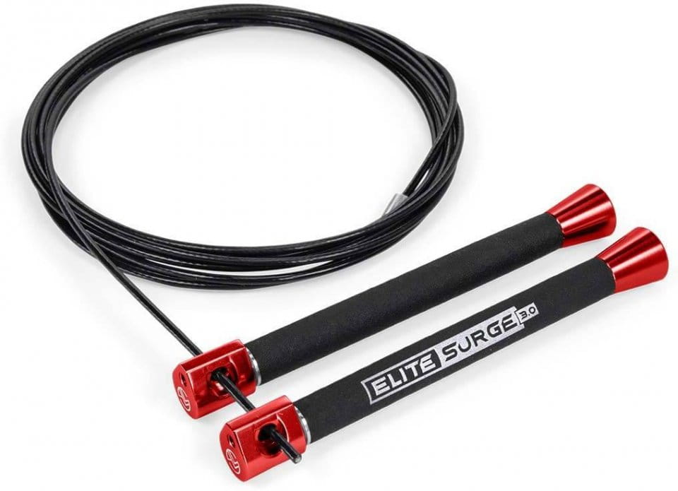 Cuerda para saltar SRS Elite Surge 3.0 - Red Handle / Black Cable